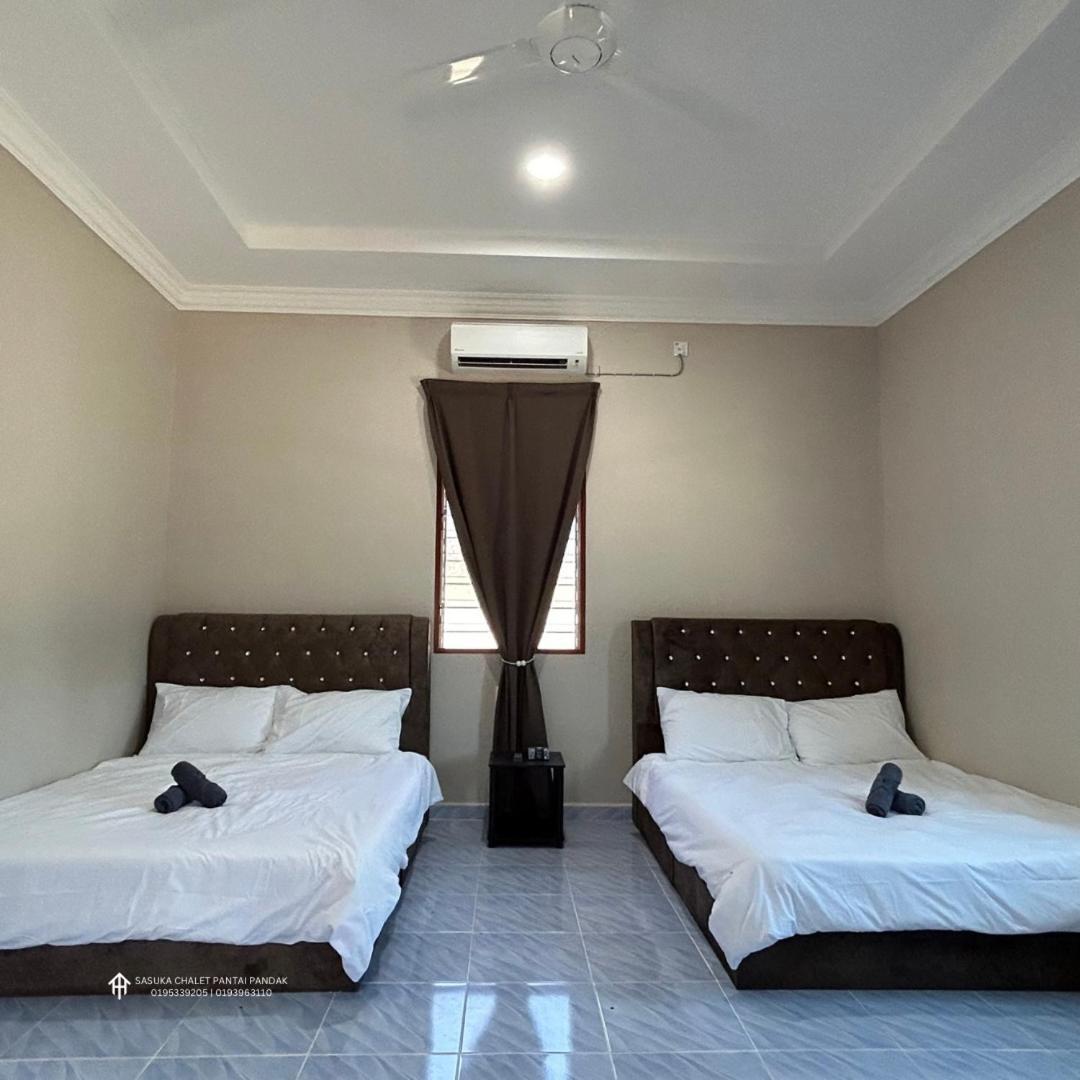 Sasuka Chalet Pantai Pandak 쿠알라트렝가누 외부 사진